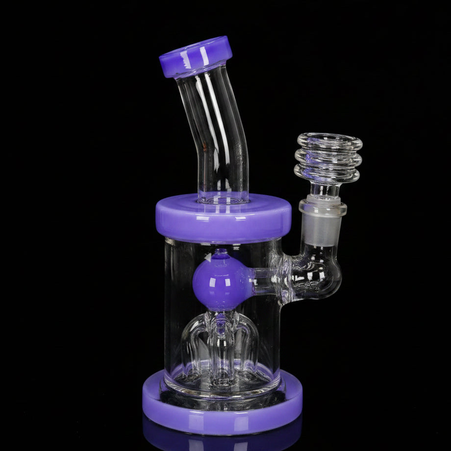 6" Slime Color Tree Perc Dab Rig