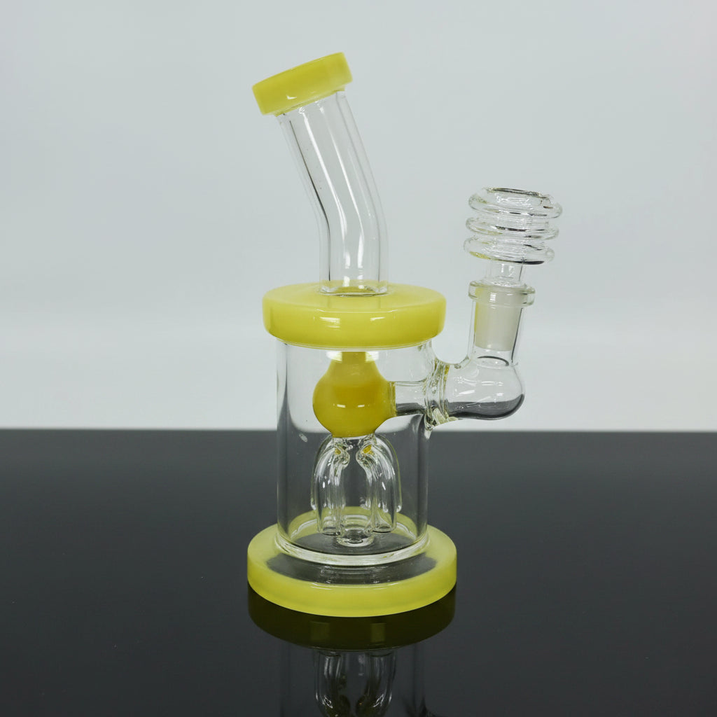 6" Slime Color Tree Perc Dab Rig