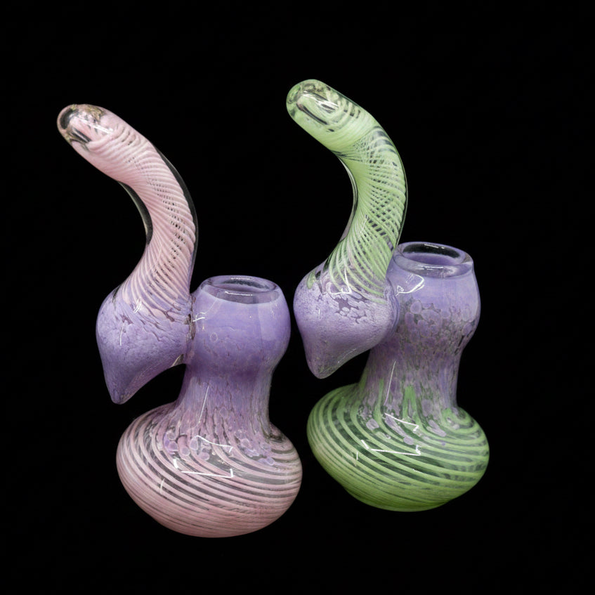 7-Inch Color Art Frit Bubbler - SmokeMEGA
