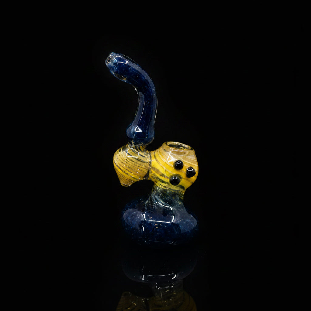 7 Inch Glass Frit Bubbler - SmokeMEGA