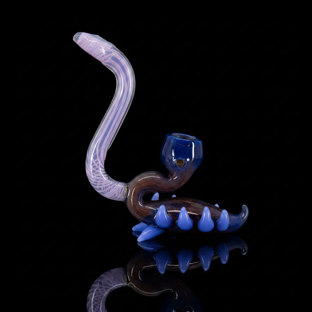 7 Inch Heady Fly Trap Sherlock Pipe - SmokeMEGA