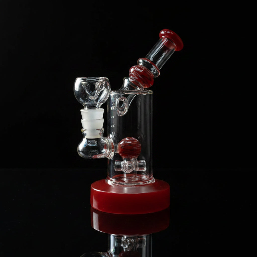 7 Inch Showerhead Dab Rig | Premium Quality Side Card Design - SmokeMEGA