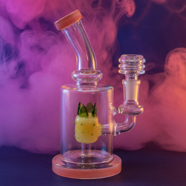 7" Pineapple Dab Rig with Shower Head Insert
