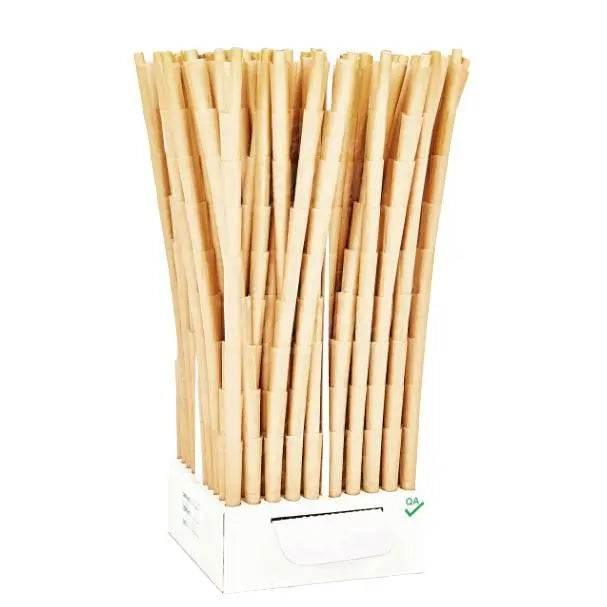 98 Luxe Size Natural Paper Pre-Roll Cones - Unbleached Paper - SmokeMEGA