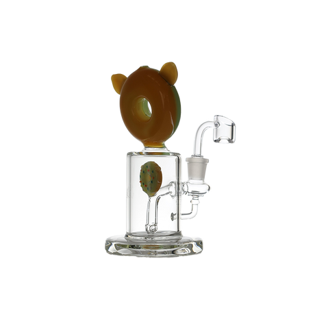 DAB RIG | Double Donut Shape Thick Glass Dab Rig 6.5"