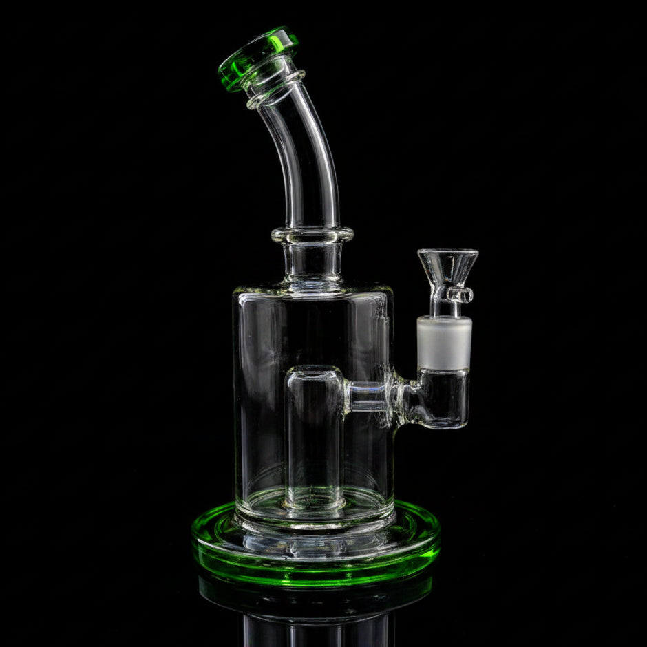 9" Tall Colorful Shower Head Dab Rig - Elevate Your Experience