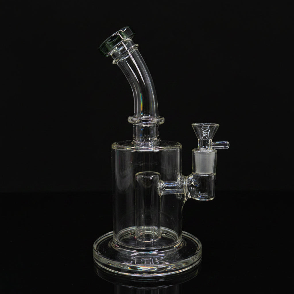 9" Tall Colorful Shower Head Dab Rig - Elevate Your Experience