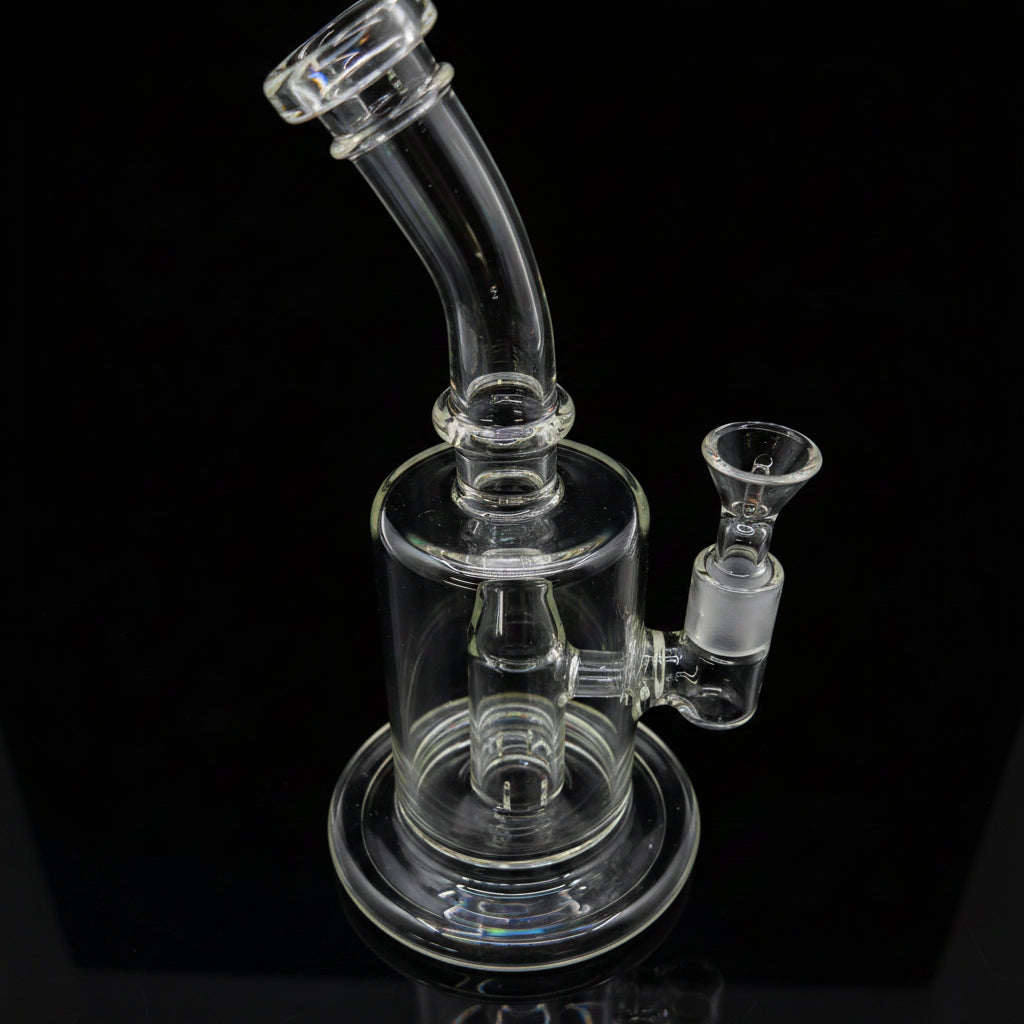 9" Tall Colorful Shower Head Dab Rig - Elevate Your Experience