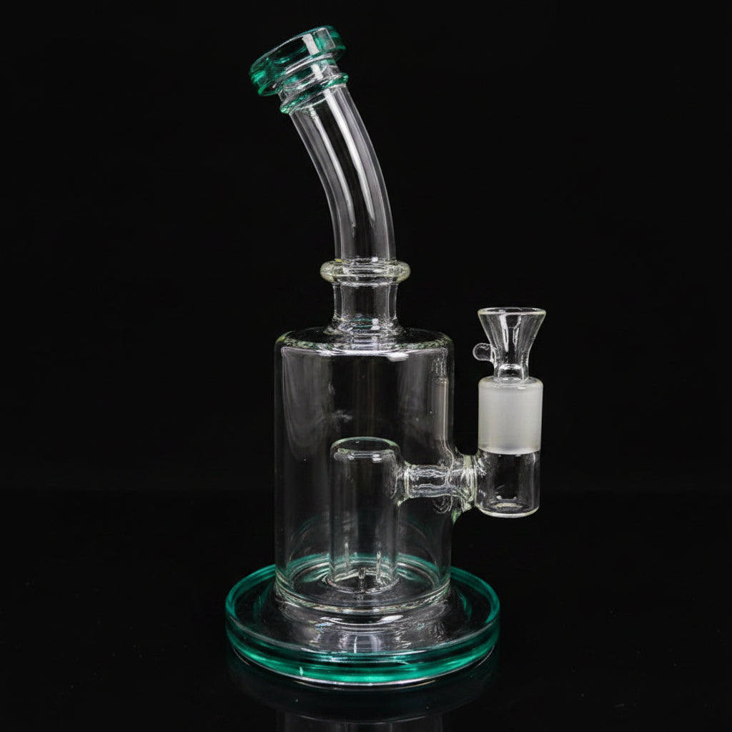 9" Tall Colorful Shower Head Dab Rig - Elevate Your Experience