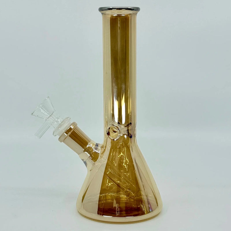 ALL NEW Metallic Beaker Bong - 8" Premium Design for Enhanced Experience