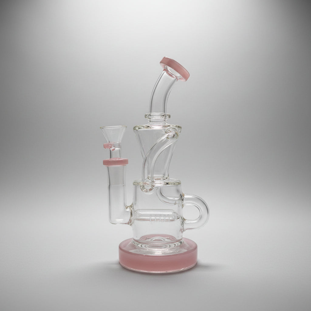 Adorable Inline Recycle Dab Rig | Compact & Stylish Design - SmokeMEGA