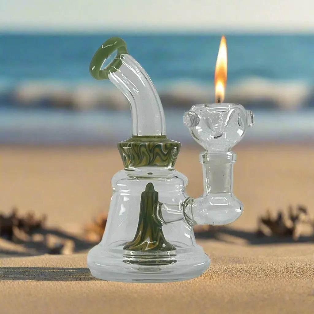 Aesthetic 6 Inch Dab Rig | Newest Colorful Design - SmokeMEGA