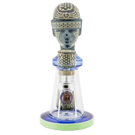Ancient Head Egypt Style Glass Water Pipe - SmokeMEGA