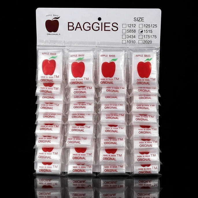 Apple Baggies- 1515 and 2020 size - SmokeMEGA