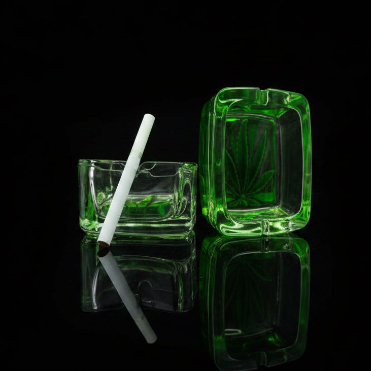 Ashtray- Exclusive Glass Ashtray - SmokeMEGA