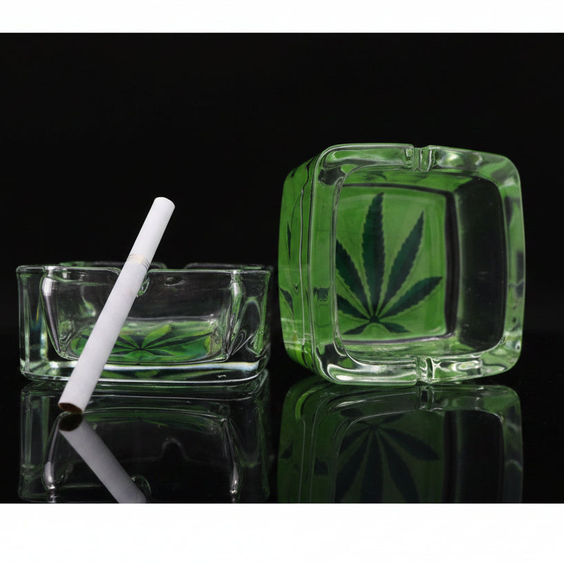 Ashtray- Exclusive Glass Ashtray - SmokeMEGA