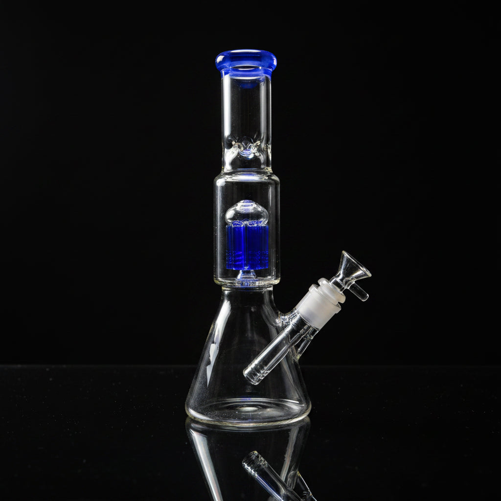 BONG | 10 Arm Perc Beaker Water Pipe Bong 12"