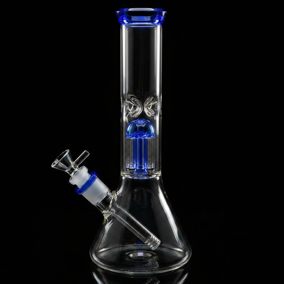 BONG | 11" JELLYFISH PERC BEAKER WATER PIPE (NEW)
