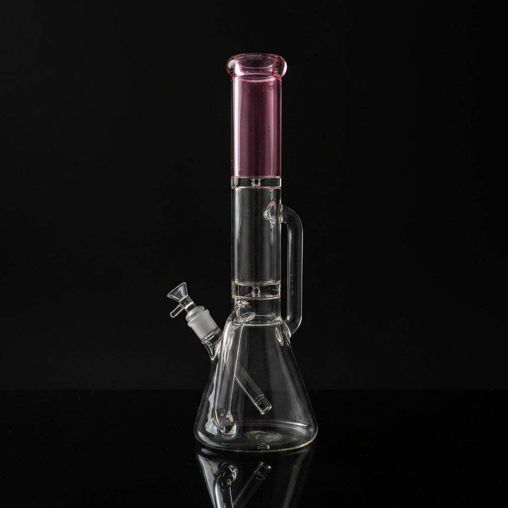 BONG | Retro Double Handle Beaker Bong 16"