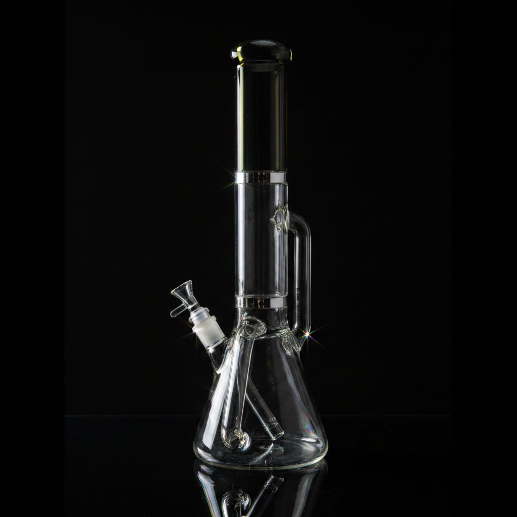 BONG | Retro Double Handle Beaker Bong 16"