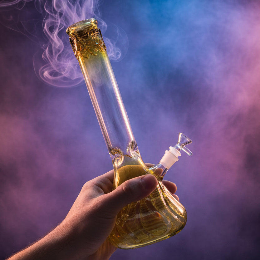 Beaker Bong | 15" Color Art 5mm American Made