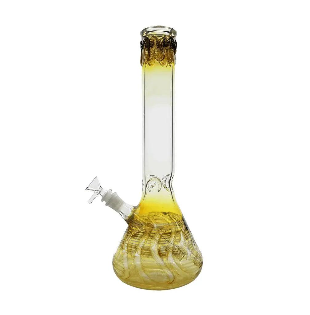 Beaker Bong | 15" Color Art 5mm American Made