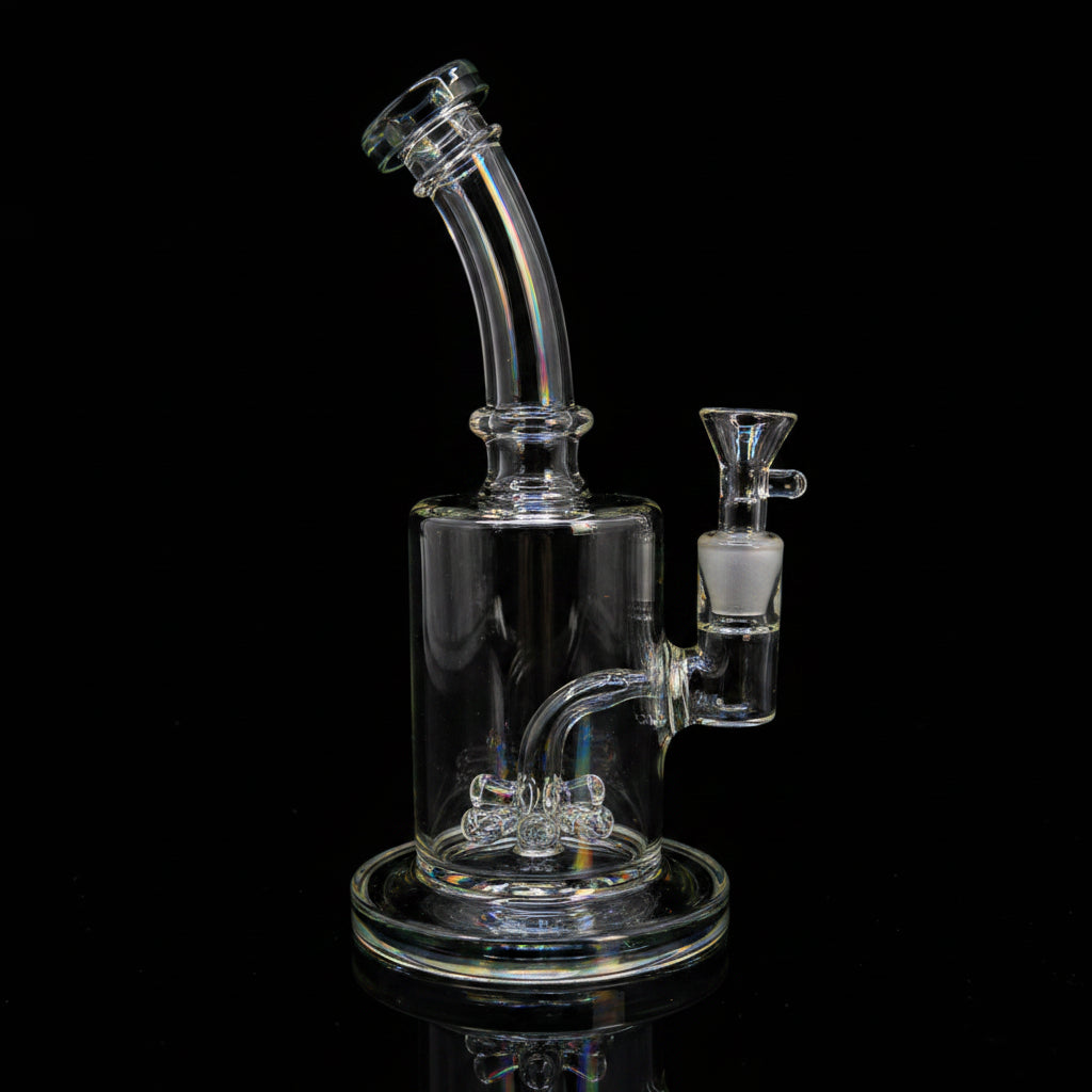 Brand Name 9" Tank Bubbler – Cross Inline Dab Rig for Ultimate Experience