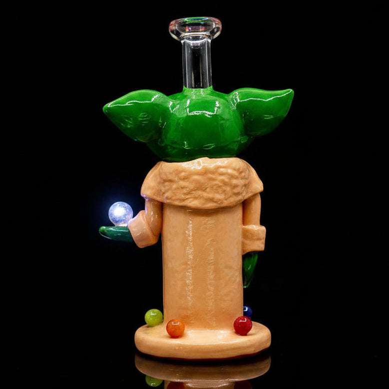 Brand Name Baby Yoda Heady Inspired Dab Rig - All-New 8" Design