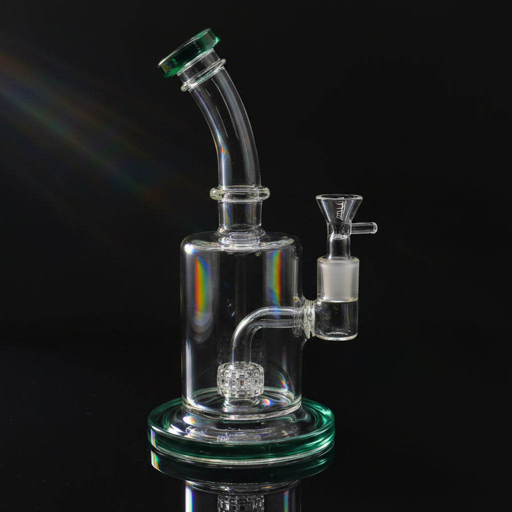 Bubbler Bliss 9" Drum Percolator Glass Dab Rig - Elevate Your Experience
