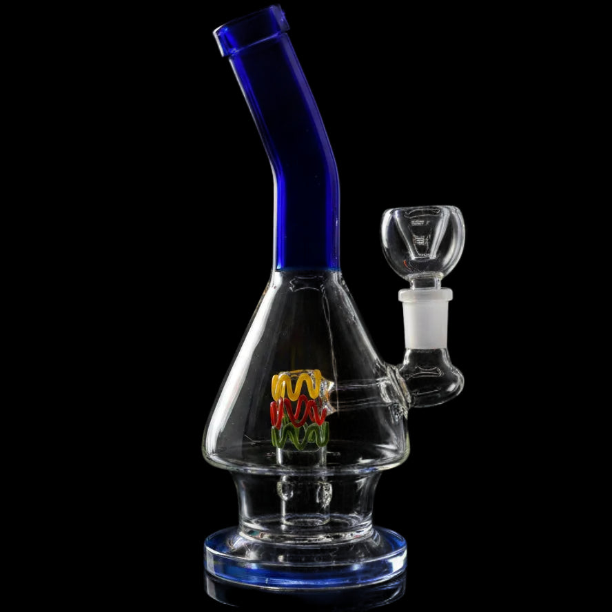 DAB RIG | 8 Inch Rasta Art Shower Head - SmokeMEGA