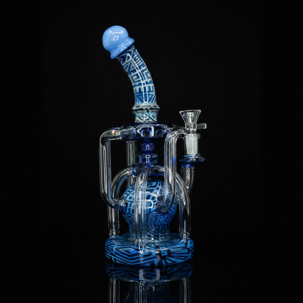 DAB RIG | Color ART Recycle Dab Rig - SmokeMEGA