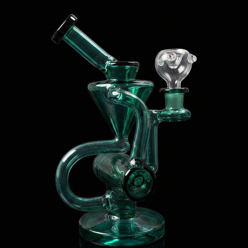 DAB RIG | Pulsar Metallic Inline Recycler Dab Rig 8"