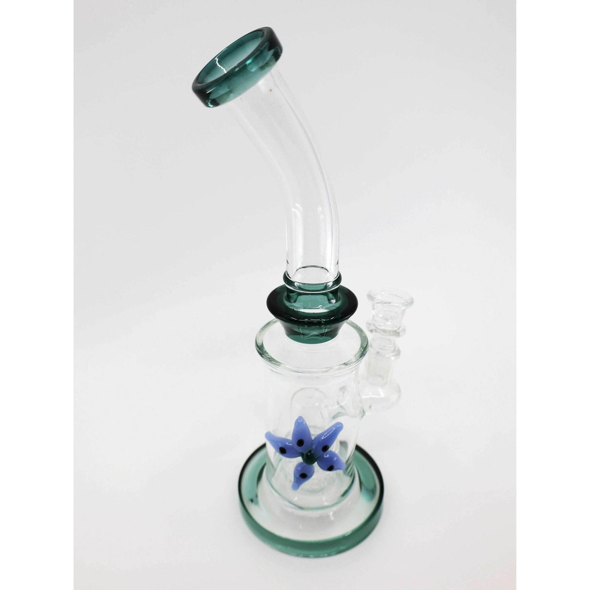 Dab Rig | 10Inch Sower Head with Glass ART Work - SmokeMEGA