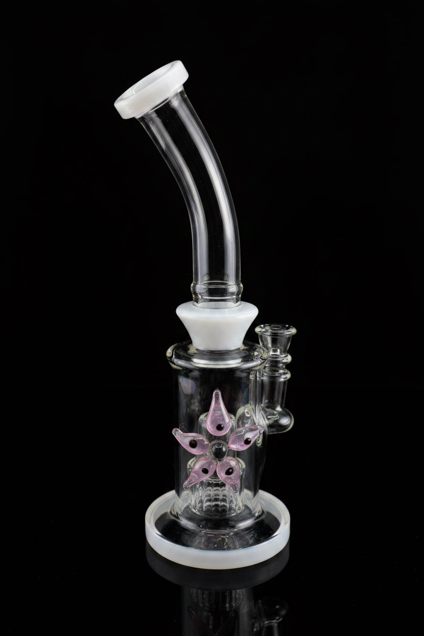 Dab Rig | 10Inch Sower Head with Glass ART Work - SmokeMEGA