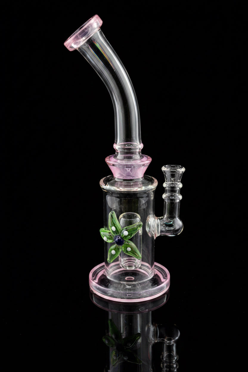 Dab Rig | 10Inch Sower Head with Glass ART Work - SmokeMEGA