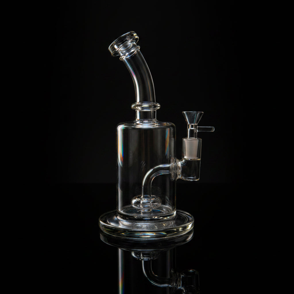 Dab Rig | 8 Inch Showerhead Bent Neck Percolator - SmokeMEGA