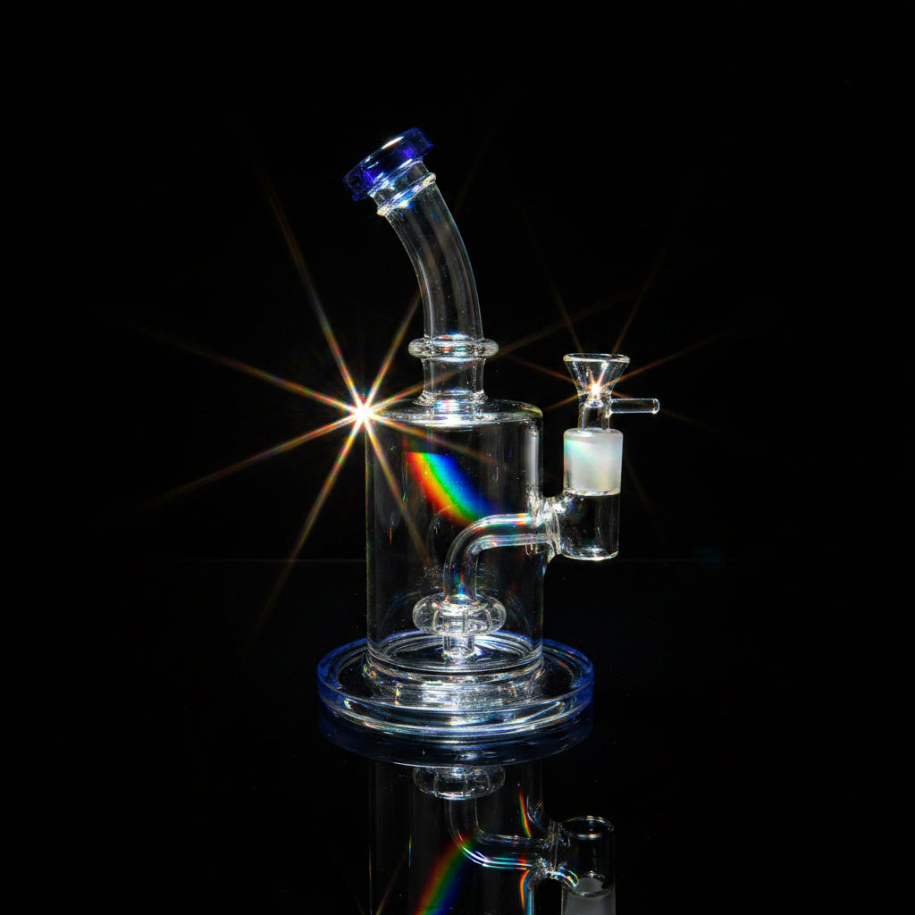 Dab Rig | 8 Inch Showerhead Bent Neck Percolator - SmokeMEGA