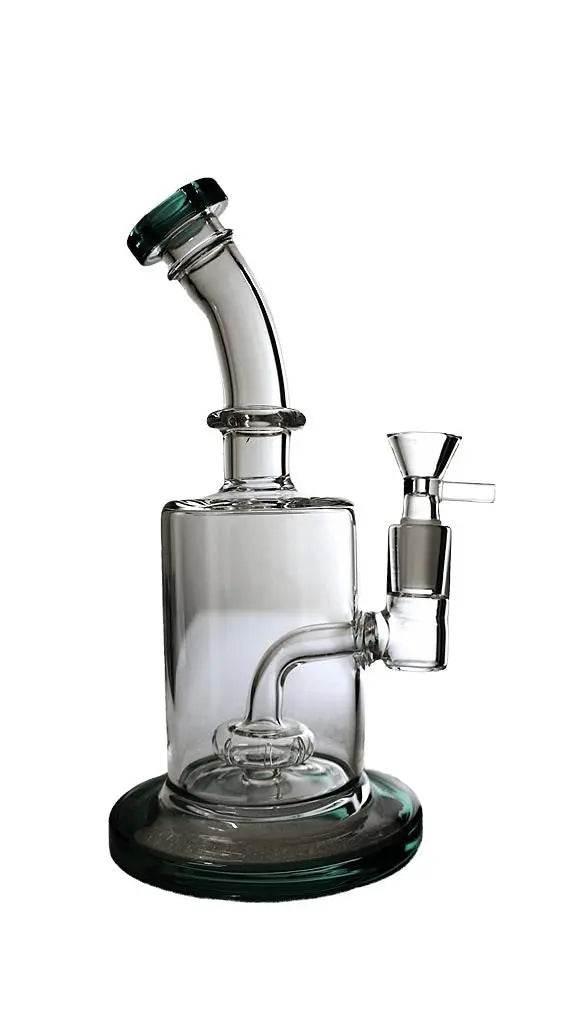 Dab Rig | 8 Inch Showerhead Bent Neck Percolator - SmokeMEGA