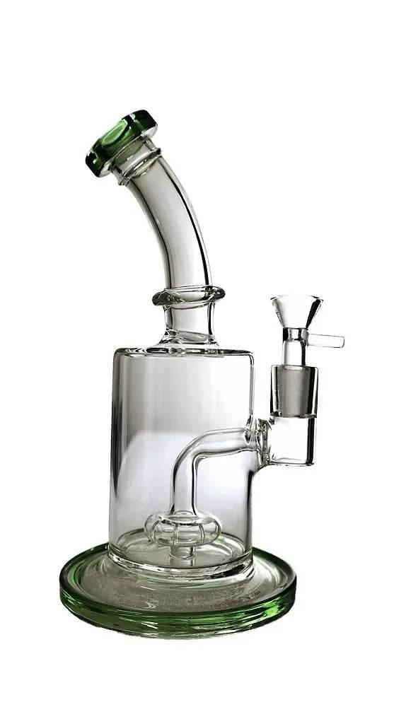 Dab Rig | 8 Inch Showerhead Bent Neck Percolator - SmokeMEGA