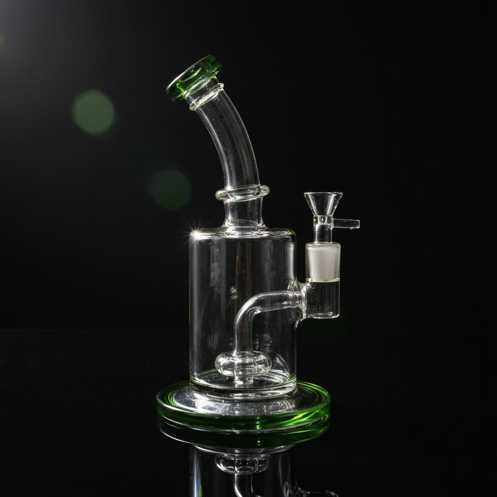 Dab Rig | 8 Inch Showerhead Bent Neck Percolator - SmokeMEGA
