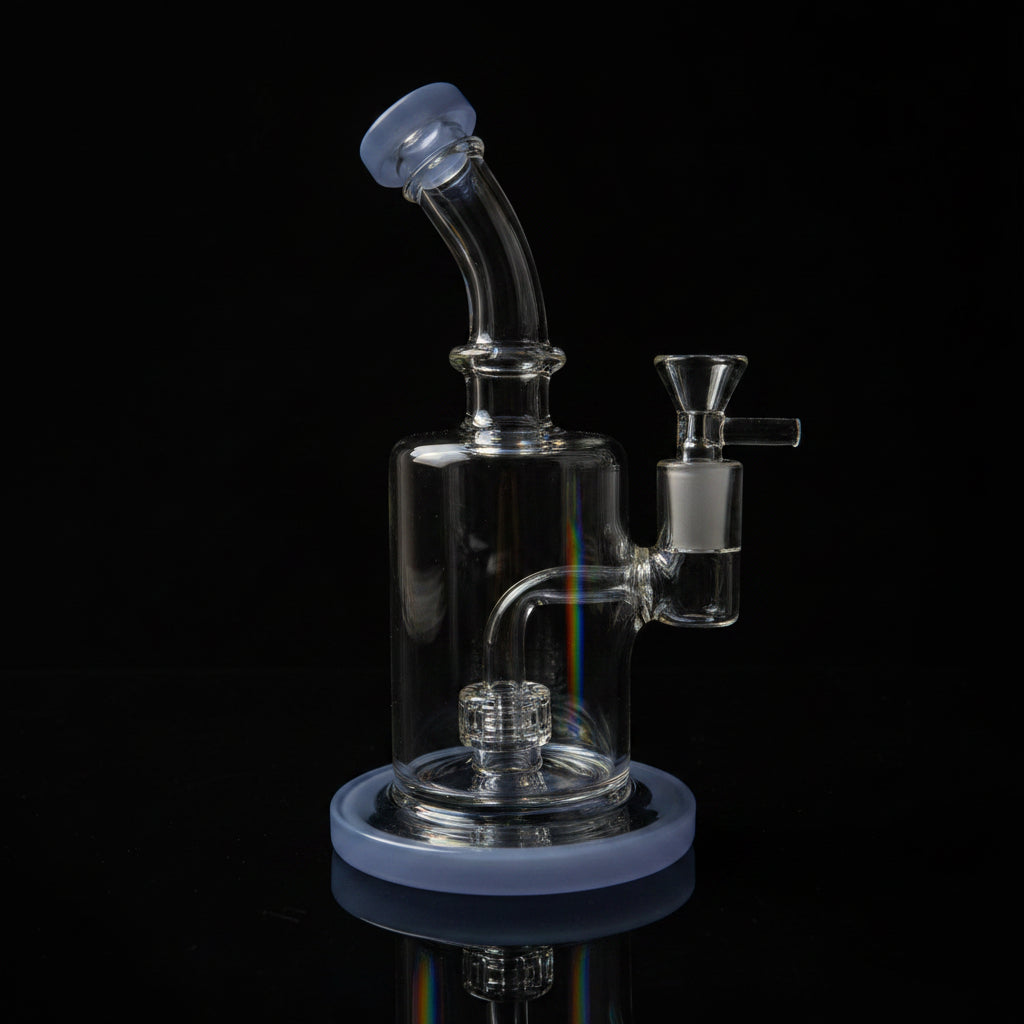 Dab Rig | 8 Inch Showerhead Bent Neck - SmokeMEGA