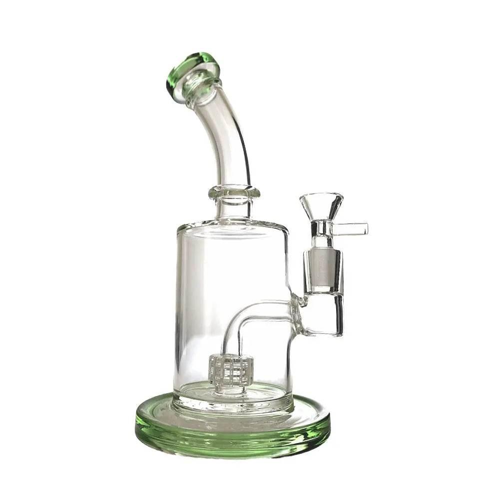 Dab Rig | 8 Inch Showerhead Bent Neck - SmokeMEGA