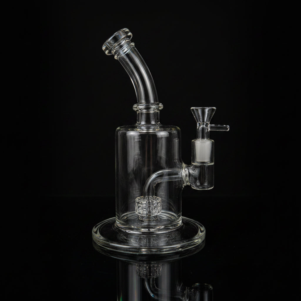 Dab Rig | 8 Inch Showerhead Bent Neck - SmokeMEGA