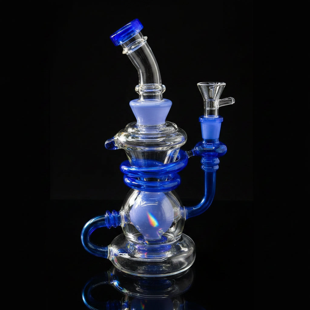 Dab Rig | 8.5" Multi Arm Internal Ball Recycler Dab Rig