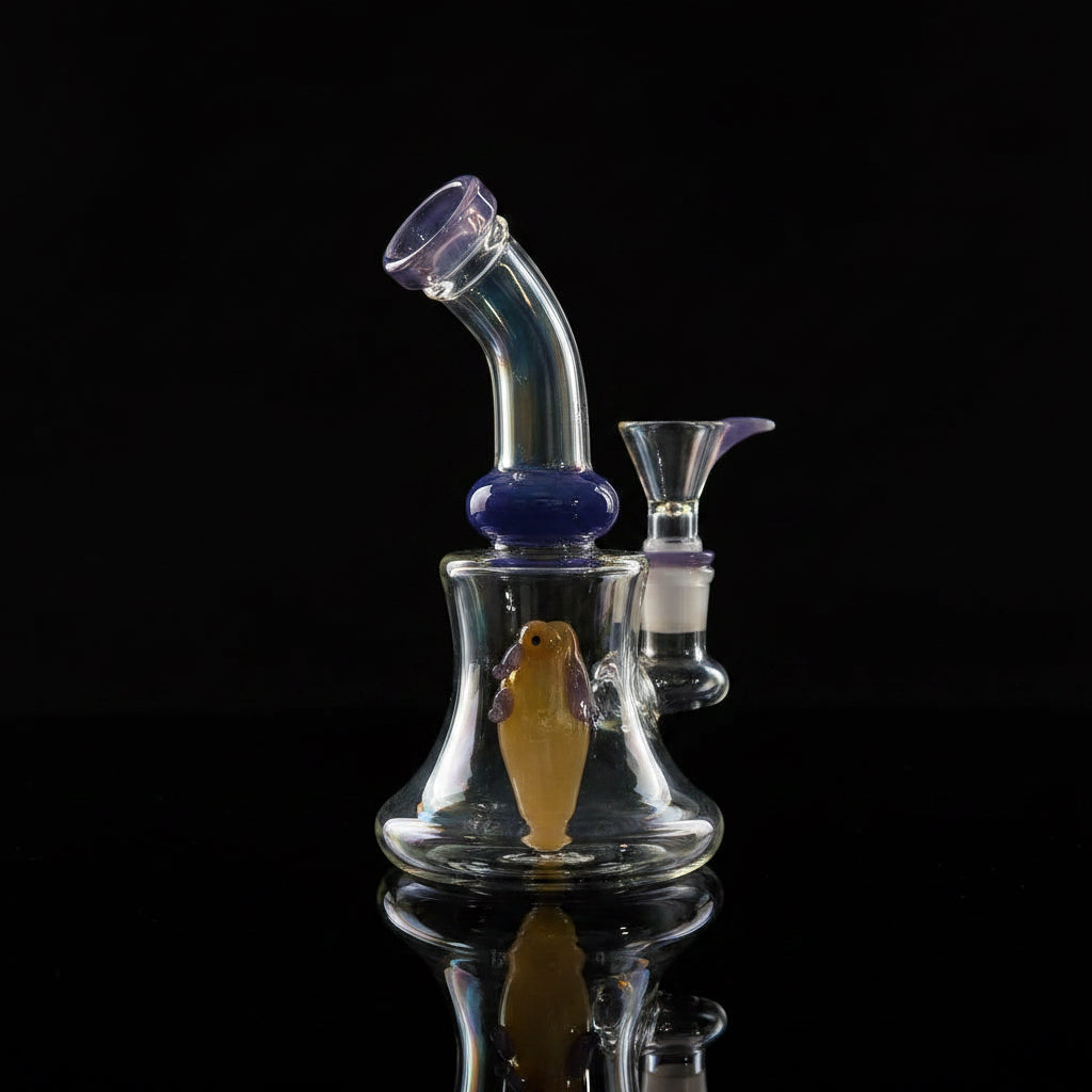 Dab Rig | 8" Angry Bird Insert Bent Dab Rig