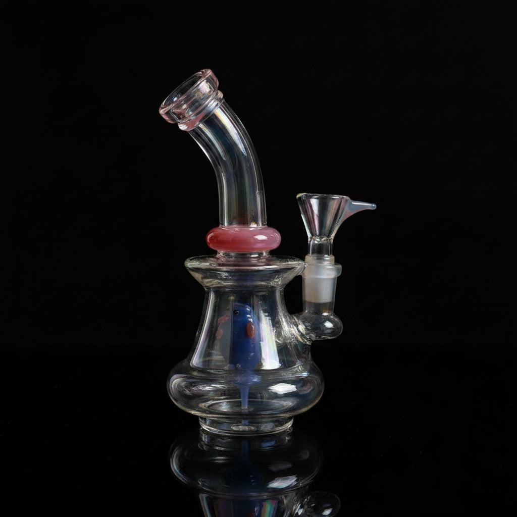 Dab Rig | 8" Angry Bird Insert Bent Dab Rig