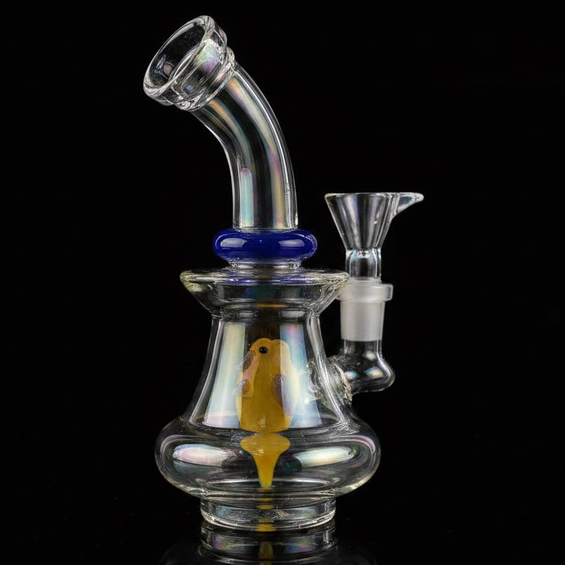 Dab Rig | 8" Angry Bird Insert Bent Dab Rig