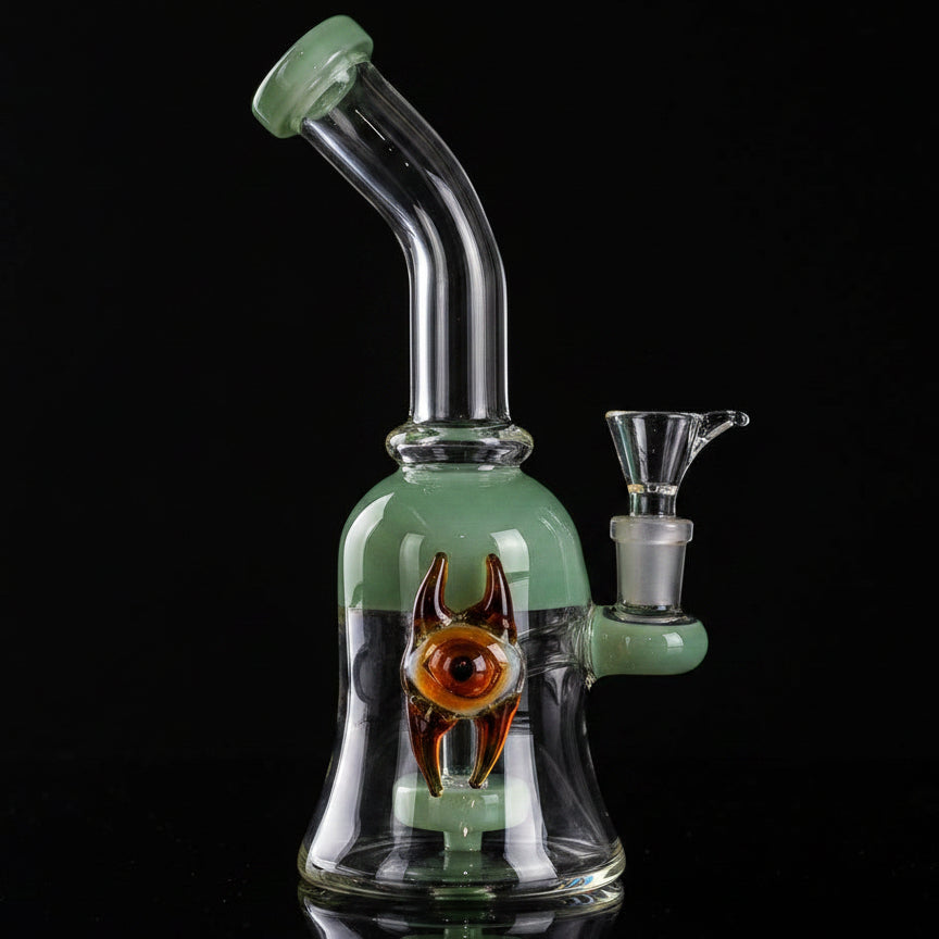Dab Rig | Horned Eye Glass Dab Rig Bong 8.5"