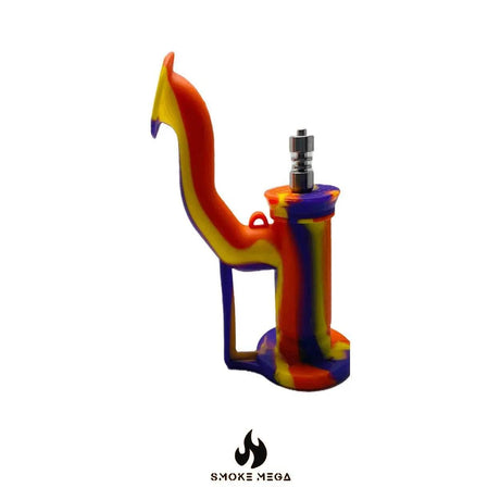 Dab Rig | SK - 765 SILICONE OIL BARREL PIPE - 6IN - SmokeMEGA