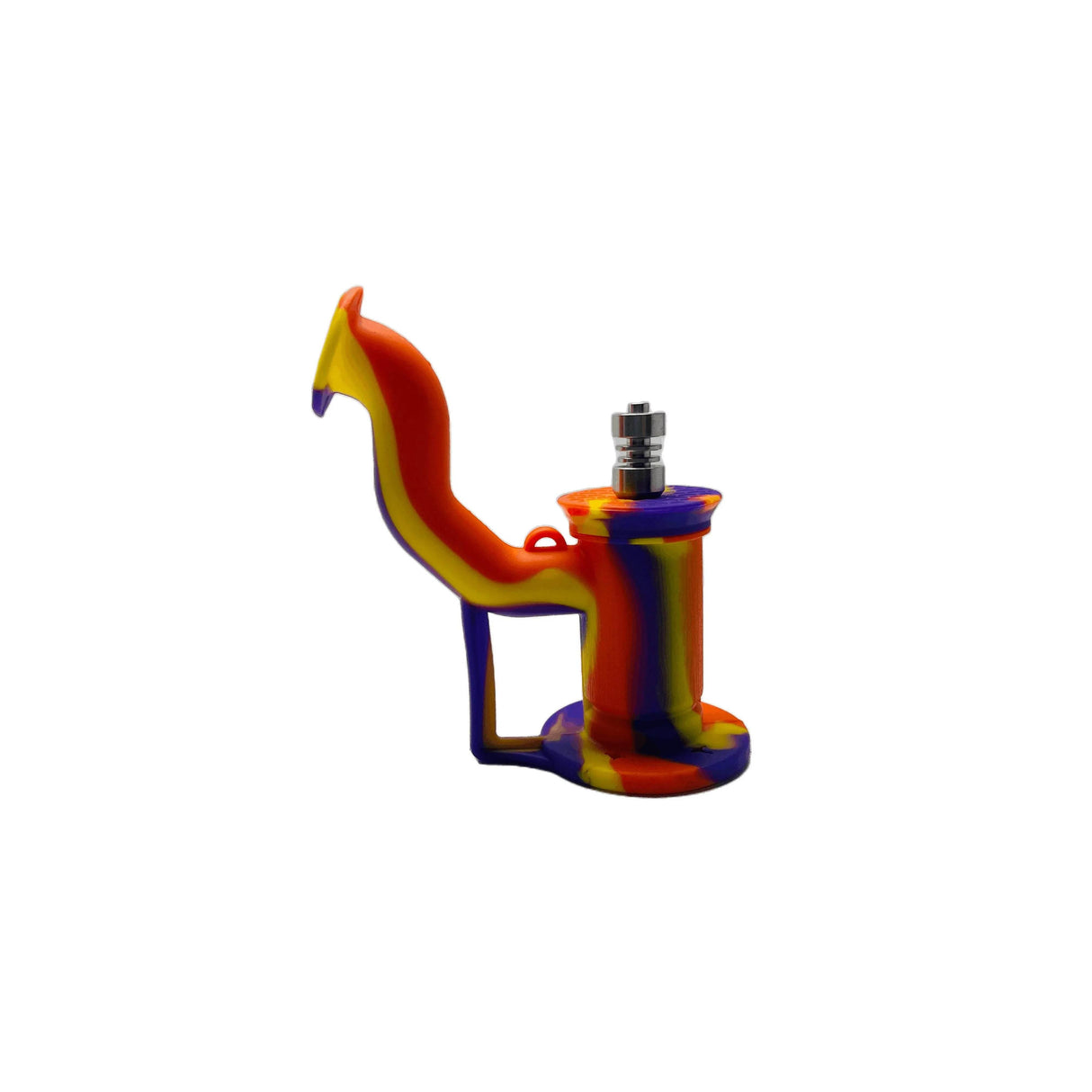 Dab Rig | SK - 765 SILICONE OIL BARREL PIPE - 6IN - SmokeMEGA
